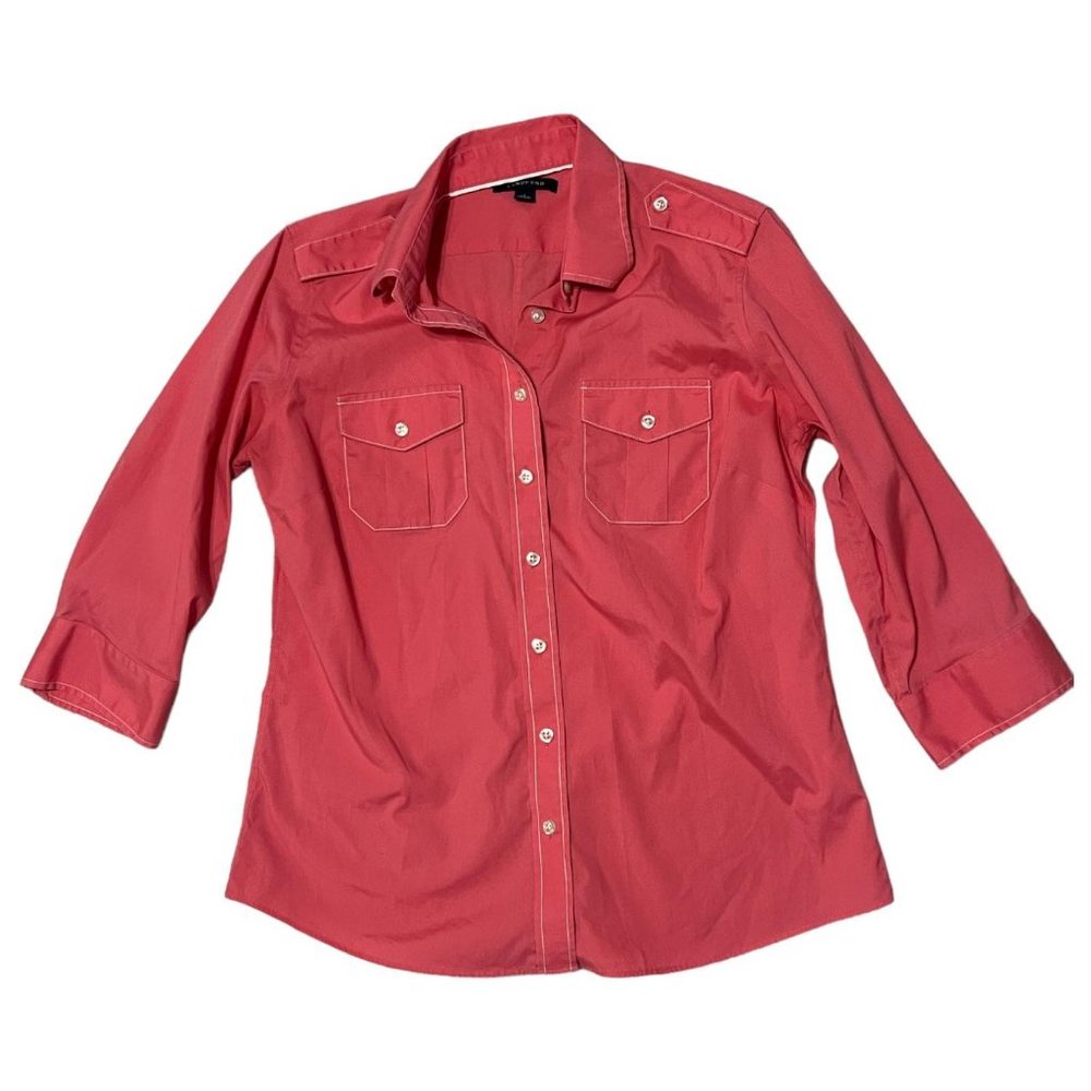 Land's End Button Up Top